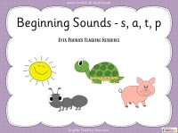 Beginning Sounds - s, a, t, p